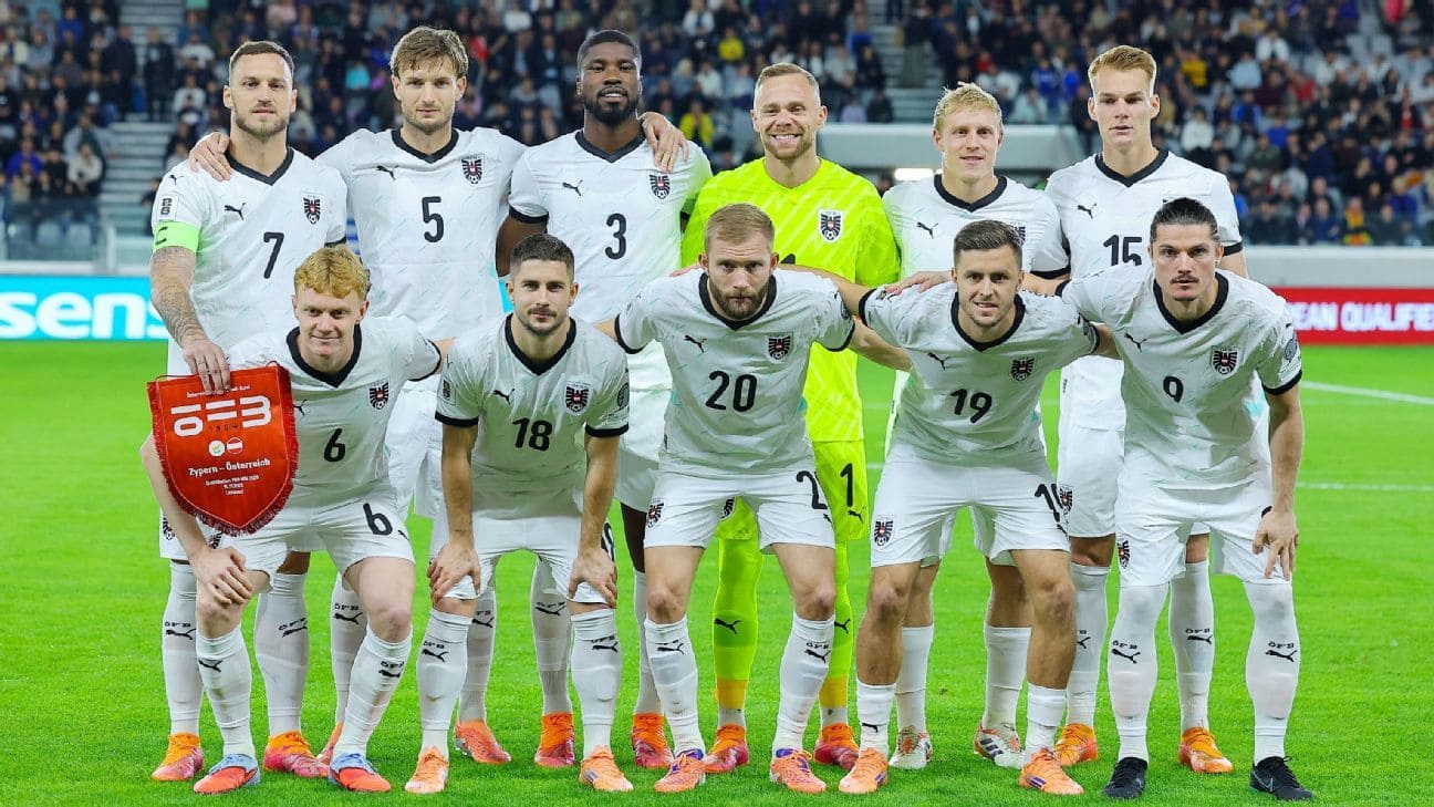 Hacer clic para ampliar: Austria foto de equipo para Austria