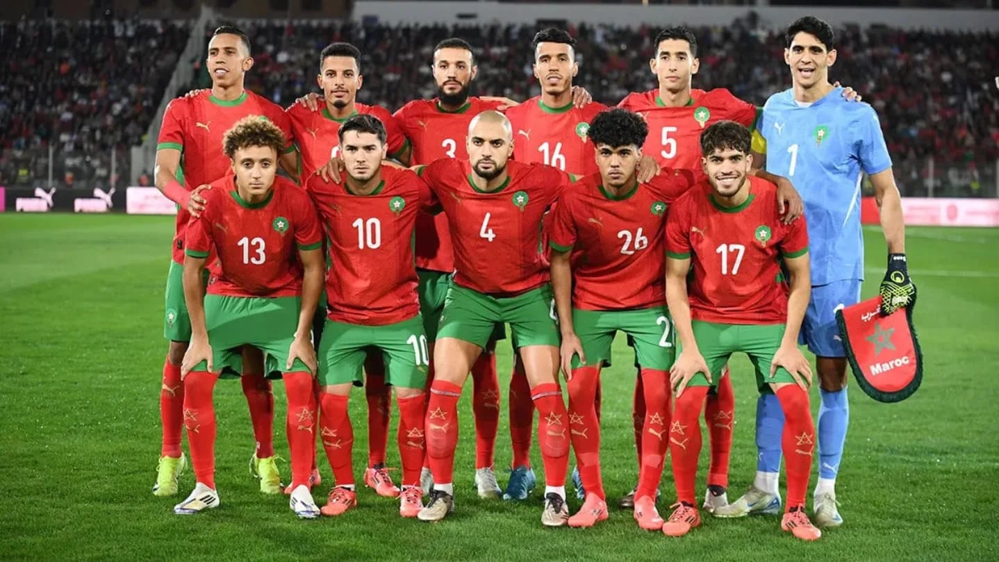 Hacer clic para ampliar: Marruecos foto de equipo para Marruecos