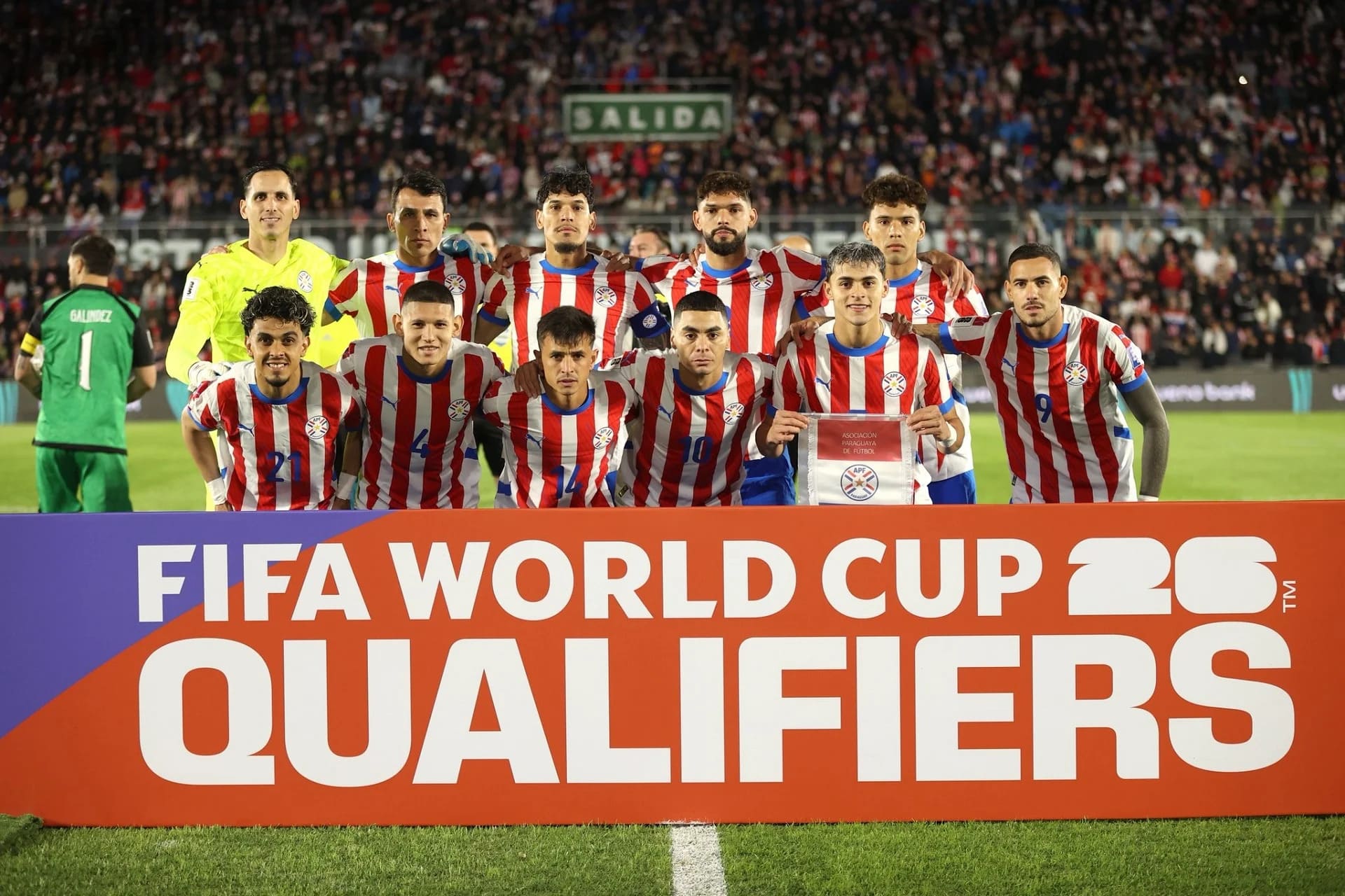 Hacer clic para ampliar: Paraguay foto de equipo para Paraguay
