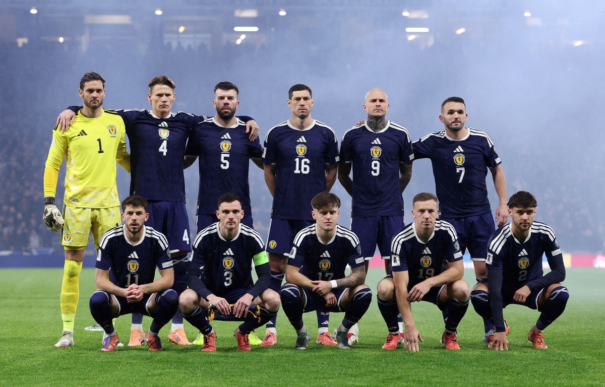 Hacer clic para ampliar: Escocia foto de equipo para Escocia
